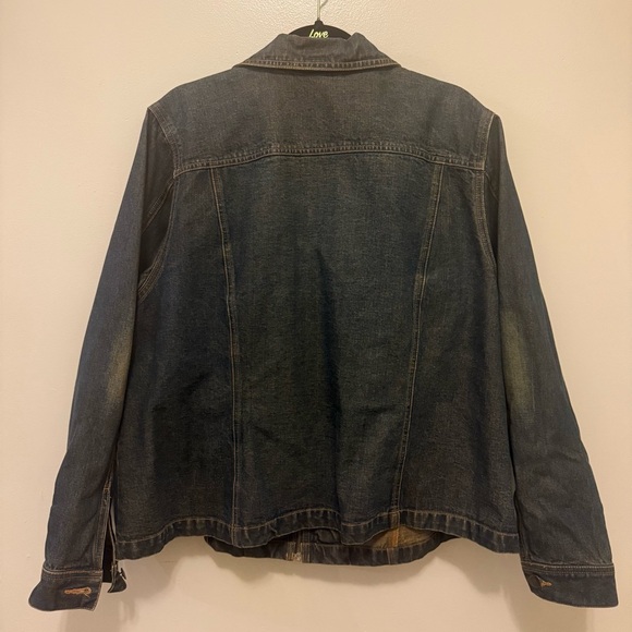 Plus Size Venezia Jeans (Lane Bryant) Denim Jacket - Picture 3 of 8